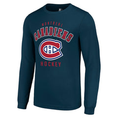 Montreal Canadiens Starter Logo Long Sleeve T-Shirt - Navy | NHL discount