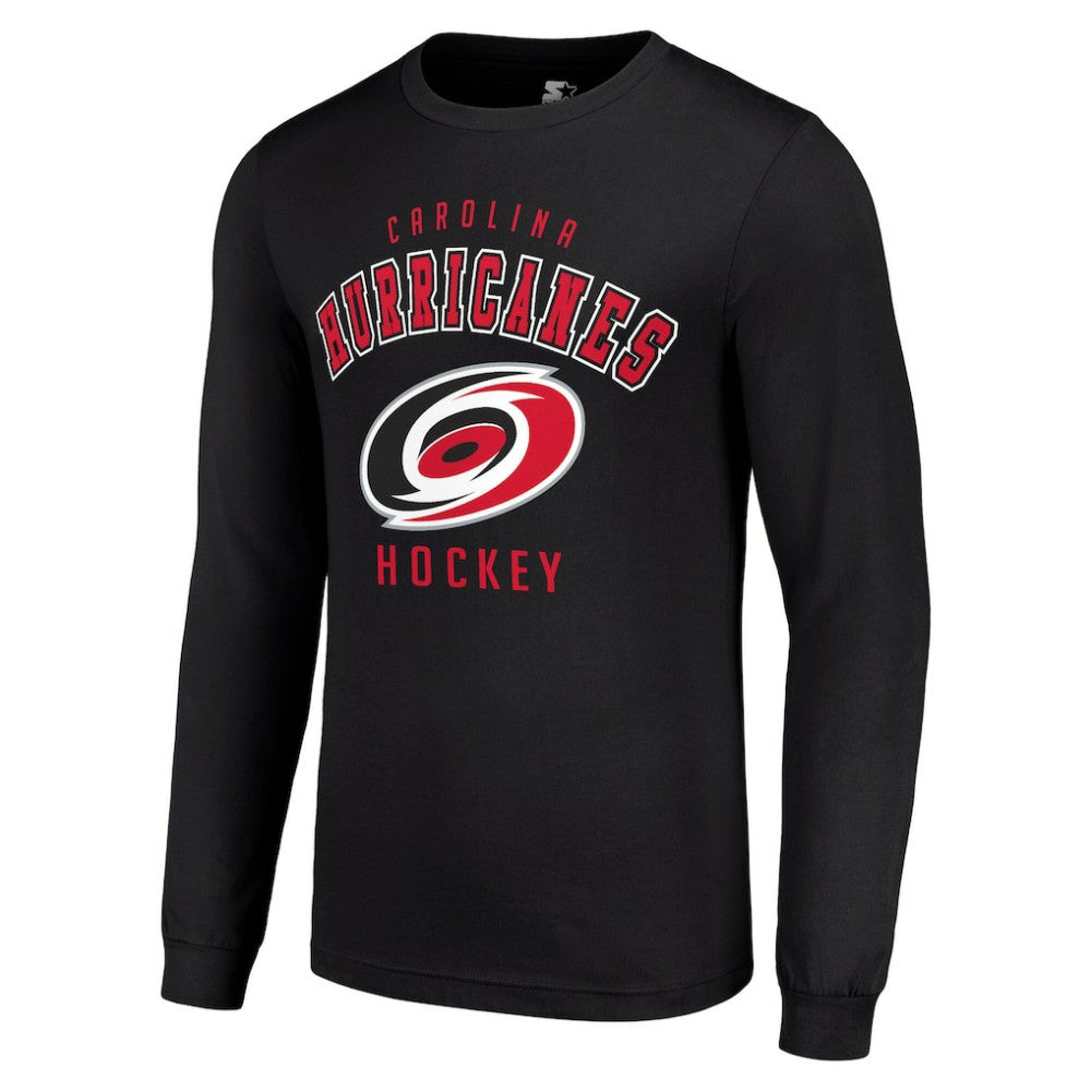 Carolina Hurricanes Starter Logo Long Sleeve T-Shirt - Black | NHL near me