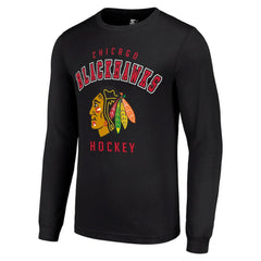 Chicago Blackhawks Starter Logo Long Sleeve T-Shirt - Black | NHL sale