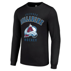 Colorado Avalanche Starter Logo Long Sleeve T-Shirt - Black | NHL discount