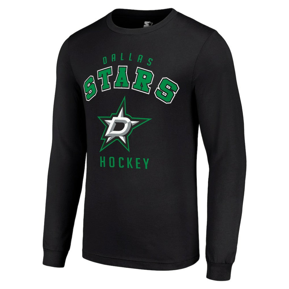 Dallas Stars Starter Logo Long Sleeve T-Shirt - Black | NHL online