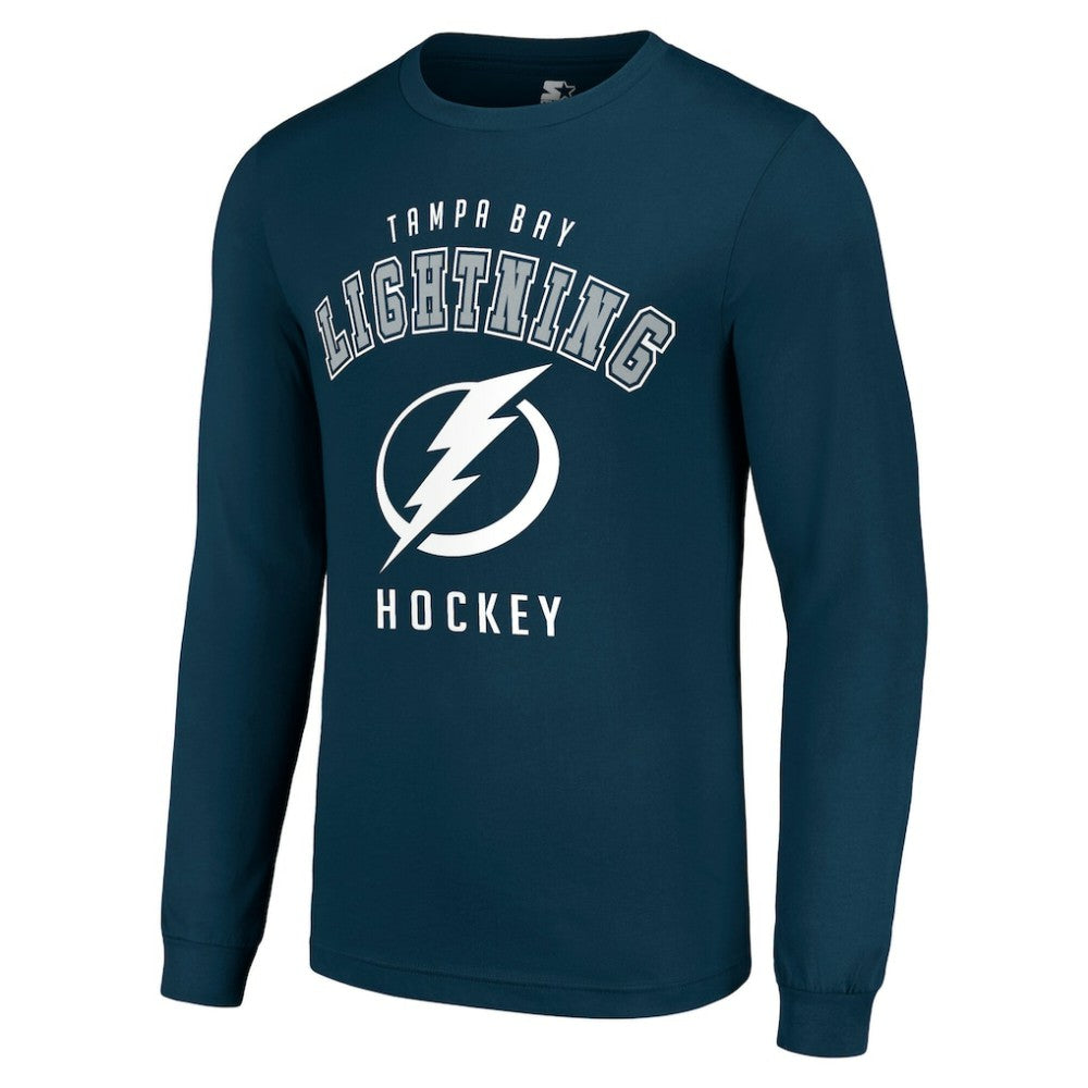 Tampa Bay Lightning Starter Logo Long Sleeve T-Shirt - Navy | NHL online