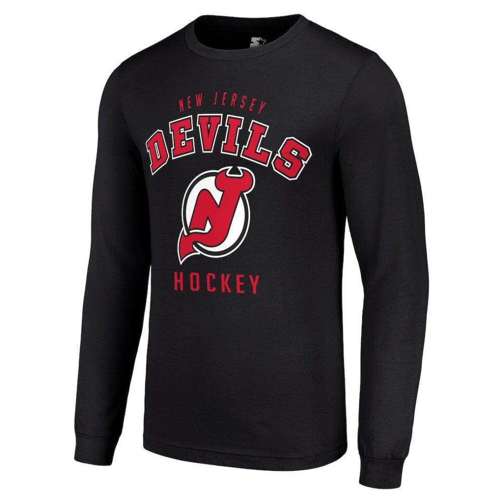 New Jersey Devils Starter Logo Long Sleeve T-Shirt - Black | NHL sale