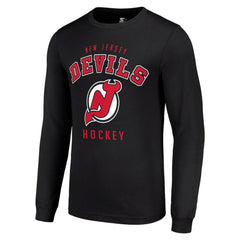 New Jersey Devils Starter Logo Long Sleeve T-Shirt - Black | NHL sale