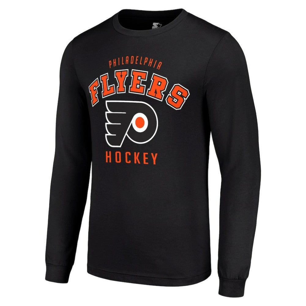 Philadelphia Flyers Starter Logo Long Sleeve T-Shirt - Black | NHL discount