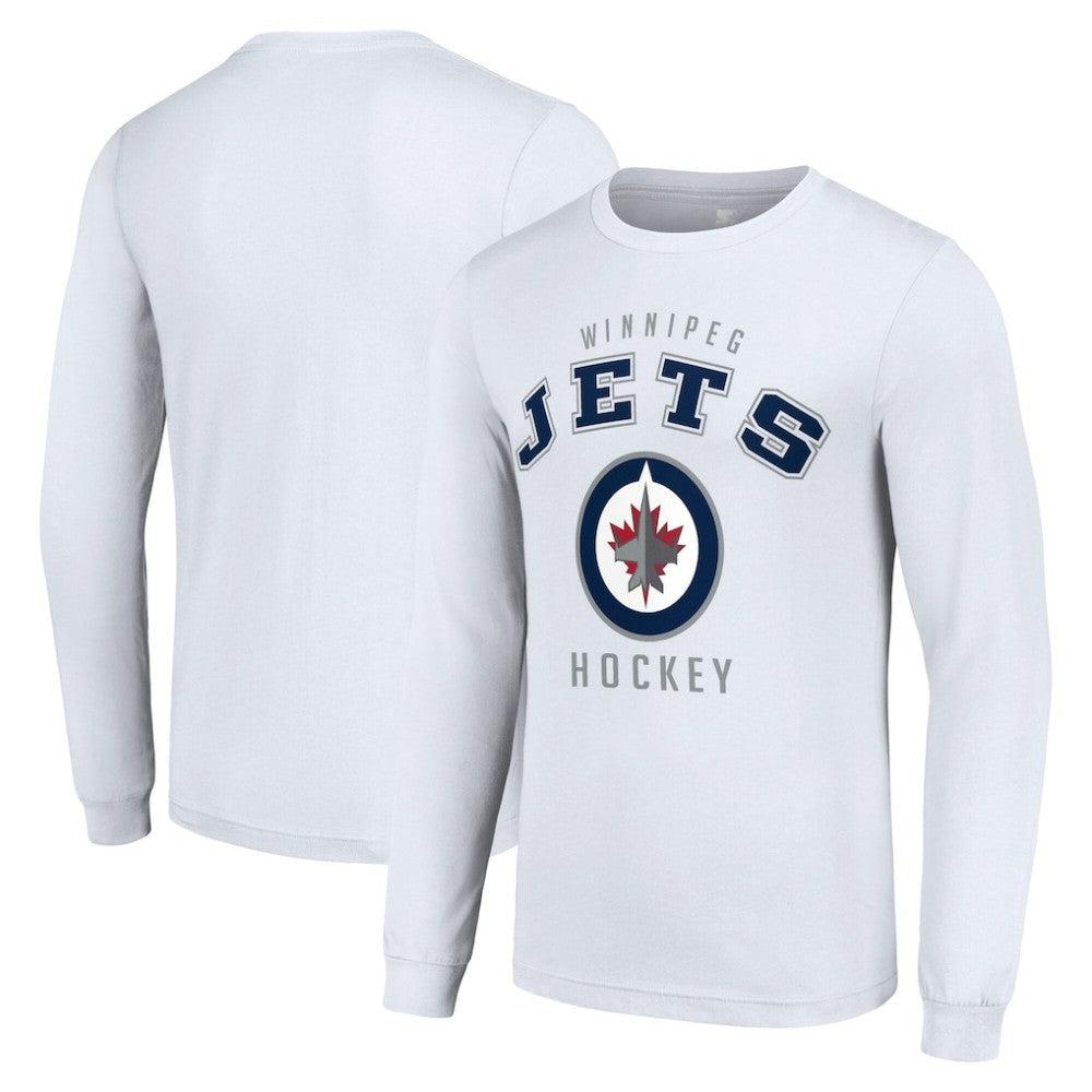 Winnipeg Jets Starter Logo Long Sleeve T-Shirt - White | NHL sale