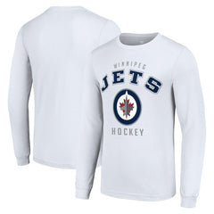 Winnipeg Jets Starter Logo Long Sleeve T-Shirt - White | NHL sale