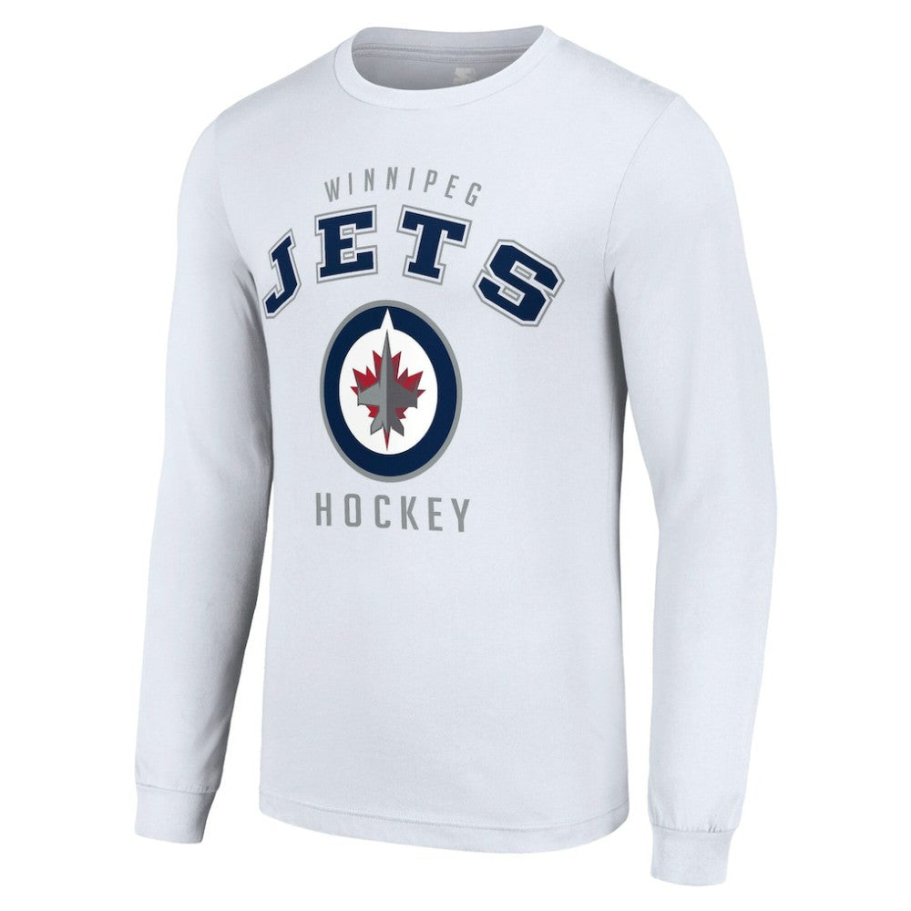 Winnipeg Jets Starter Logo Long Sleeve T-Shirt - White | NHL sale