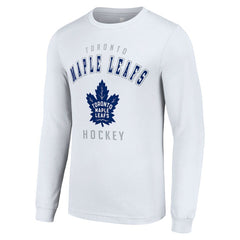 Toronto Maple Leafs Starter Logo Long Sleeve T-Shirt - White | NHL discount
