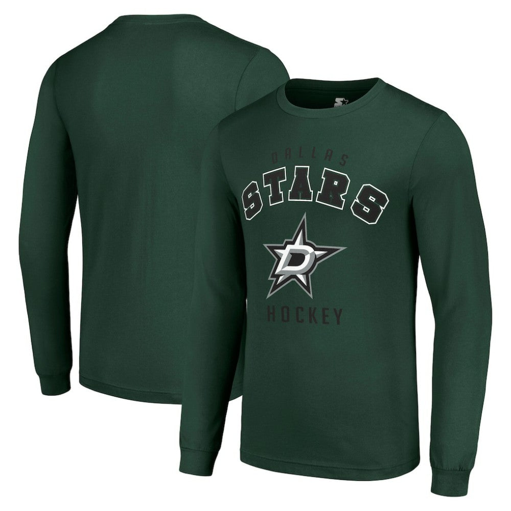 Dallas Stars Starter Logo Long Sleeve T-Shirt - Military Green | NHL Clearance
