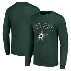 Dallas Stars Starter Logo Long Sleeve T-Shirt - Military Green | NHL Clearance