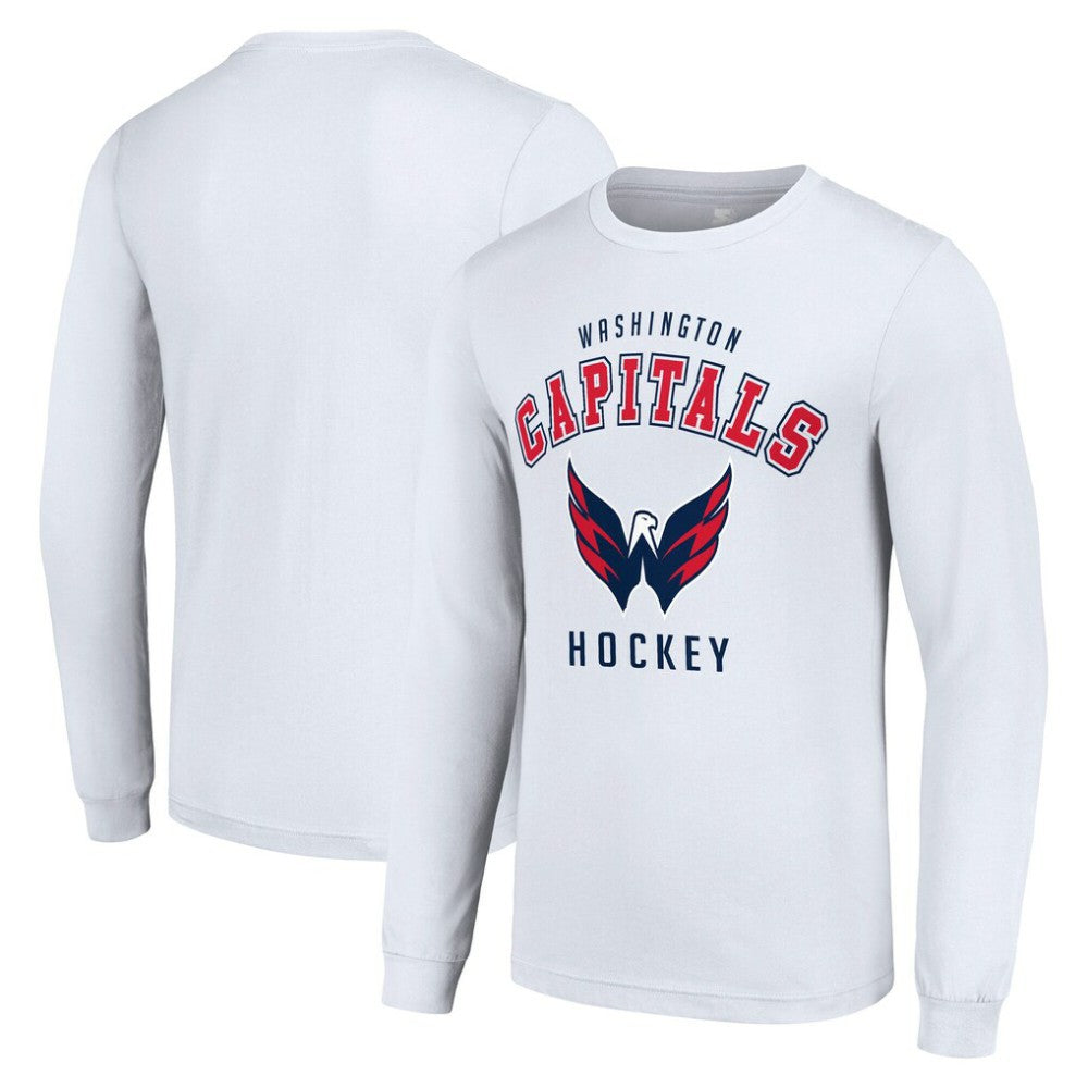 Washington Capitals Starter Logo Long Sleeve T-Shirt - White | NHL near me