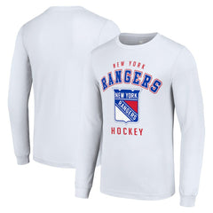 New York Rangers Starter Logo Long Sleeve T-Shirt - White | NHL sale