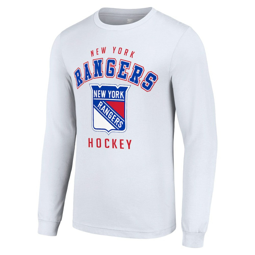 New York Rangers Starter Logo Long Sleeve T-Shirt - White | NHL sale