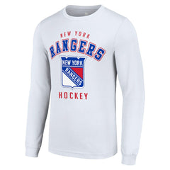 New York Rangers Starter Logo Long Sleeve T-Shirt - White | NHL sale