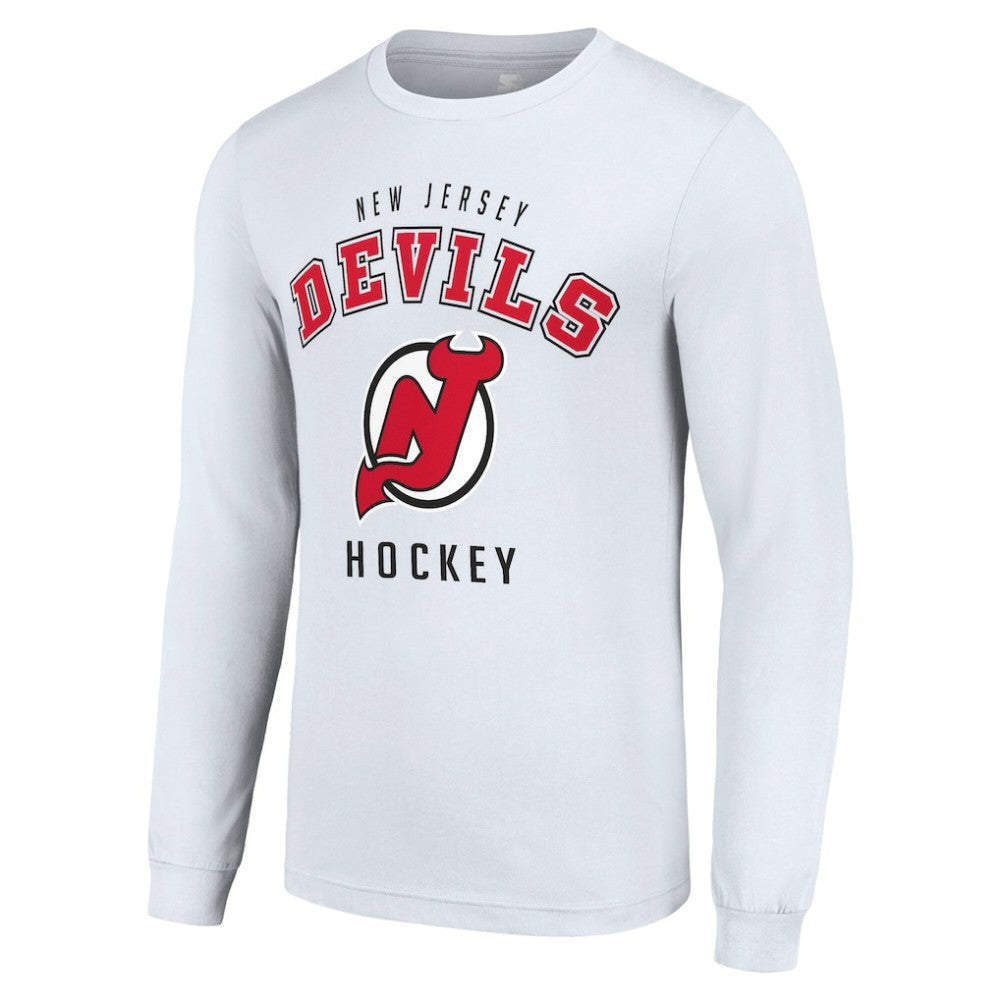 New Jersey Devils Starter Logo Long Sleeve T-Shirt - White | NHL near me