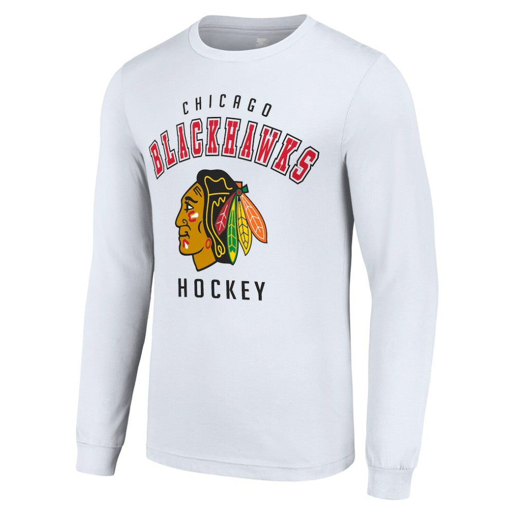 Chicago Blackhawks Starter Logo Long Sleeve T-Shirt - White | NHL sale