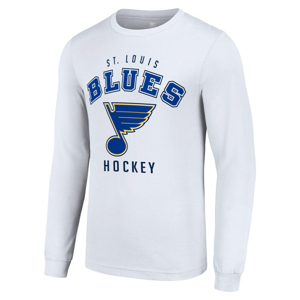 St. Louis Blues Starter Logo Long Sleeve T-Shirt - White | NHL on sale