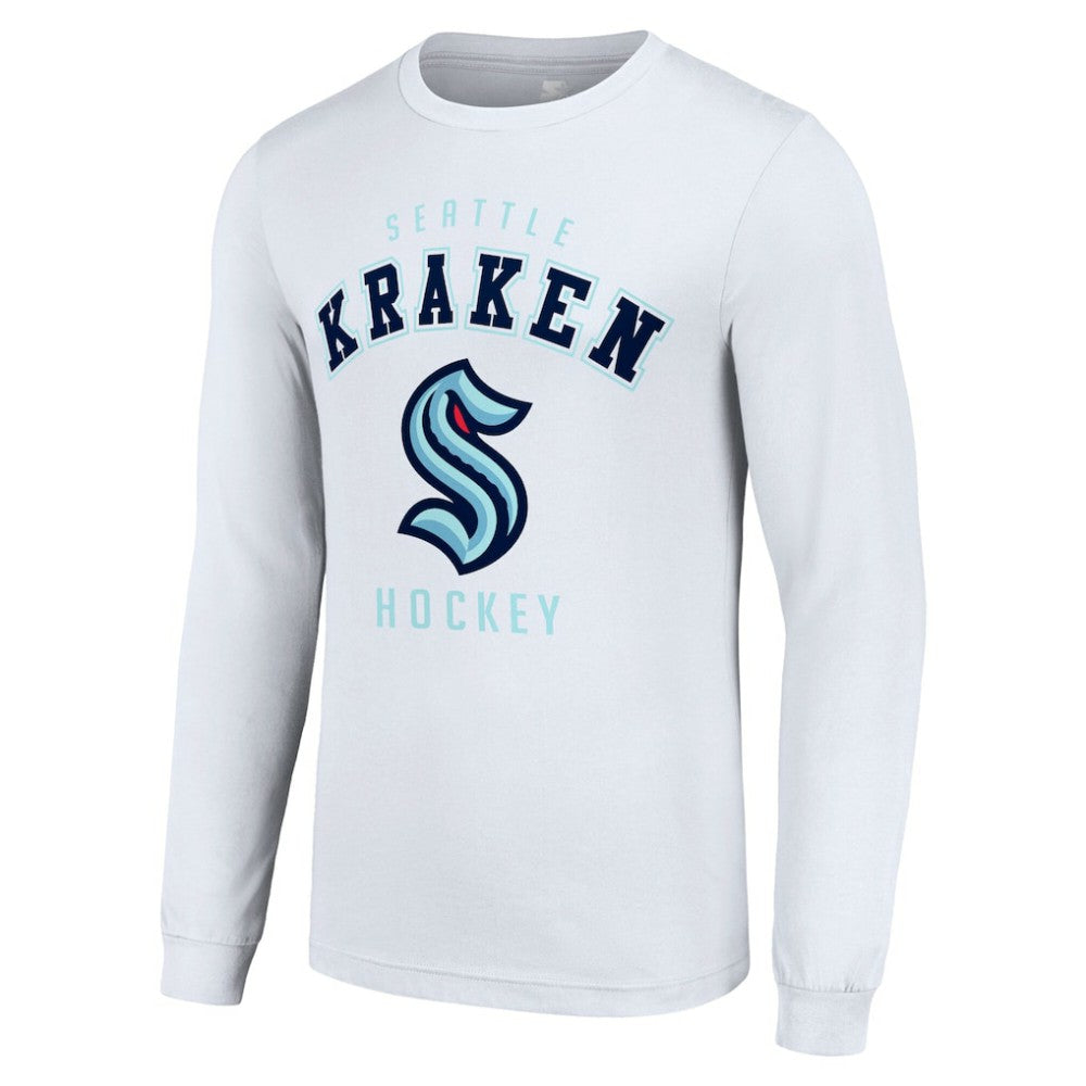 Seattle Kraken Starter Logo Long Sleeve T-Shirt - White | NHL on sale