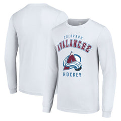 Colorado Avalanche Starter Logo Long Sleeve T-Shirt - White | NHL near me