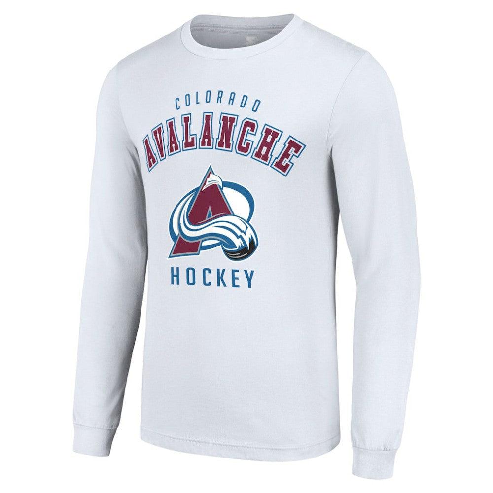 Colorado Avalanche Starter Logo Long Sleeve T-Shirt - White | NHL near me