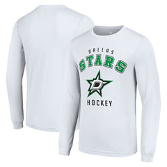 Dallas Stars Starter Logo Long Sleeve T-Shirt - White | NHL online