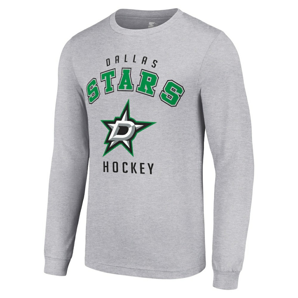 Dallas Stars Starter Logo Long Sleeve T-Shirt - Heather Gray | NHL discount