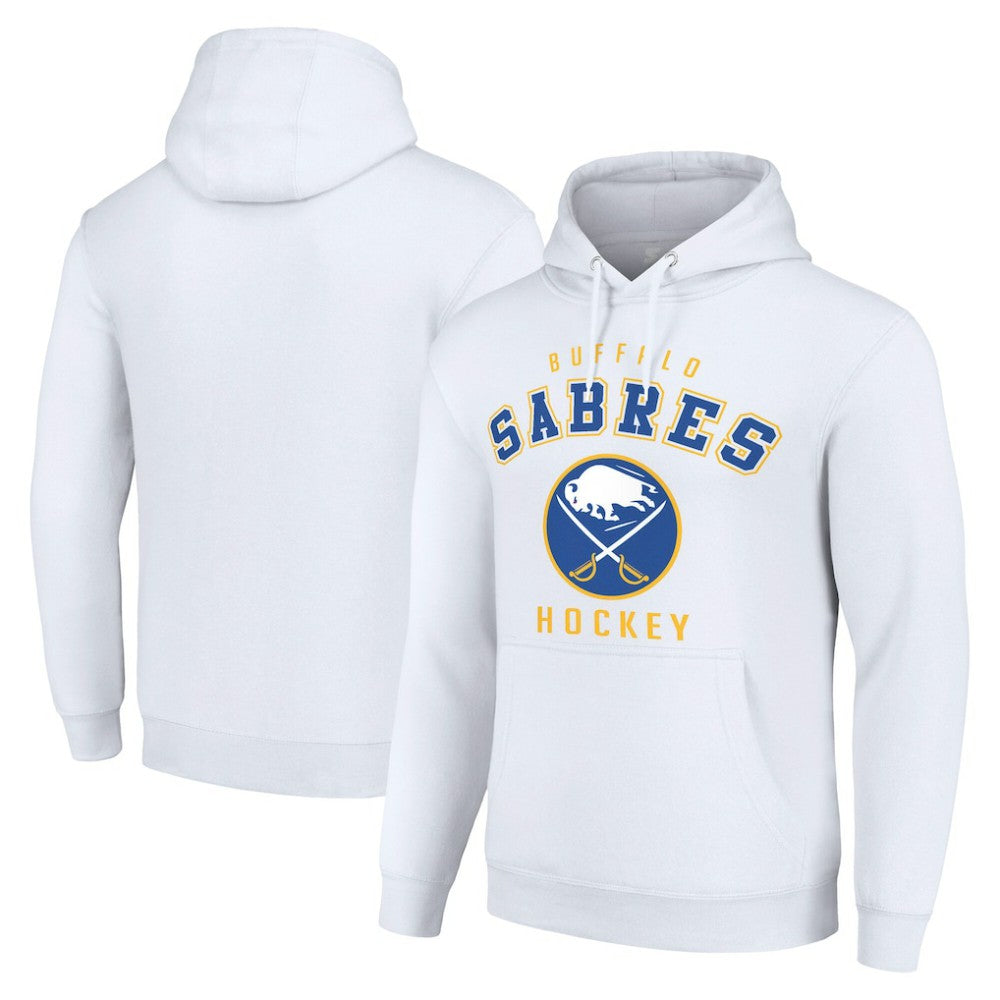 Buffalo Sabres Starter Logo Pullover Hoodie - White | NHL Lifestyle