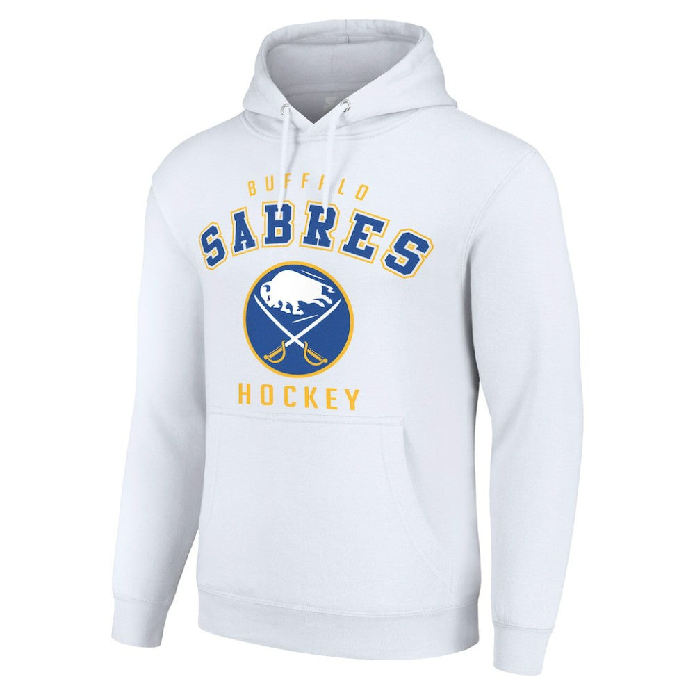 Buffalo Sabres Starter Logo Pullover Hoodie - White | NHL Lifestyle