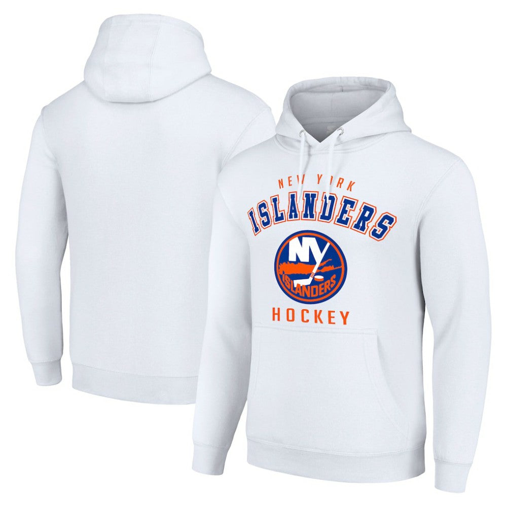 New York Islanders Starter Logo Pullover Hoodie - White | NHL discount