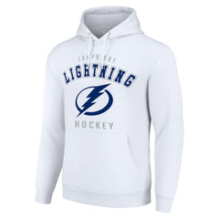 Tampa Bay Lightning Starter Logo Pullover Hoodie - White | NHL near me
