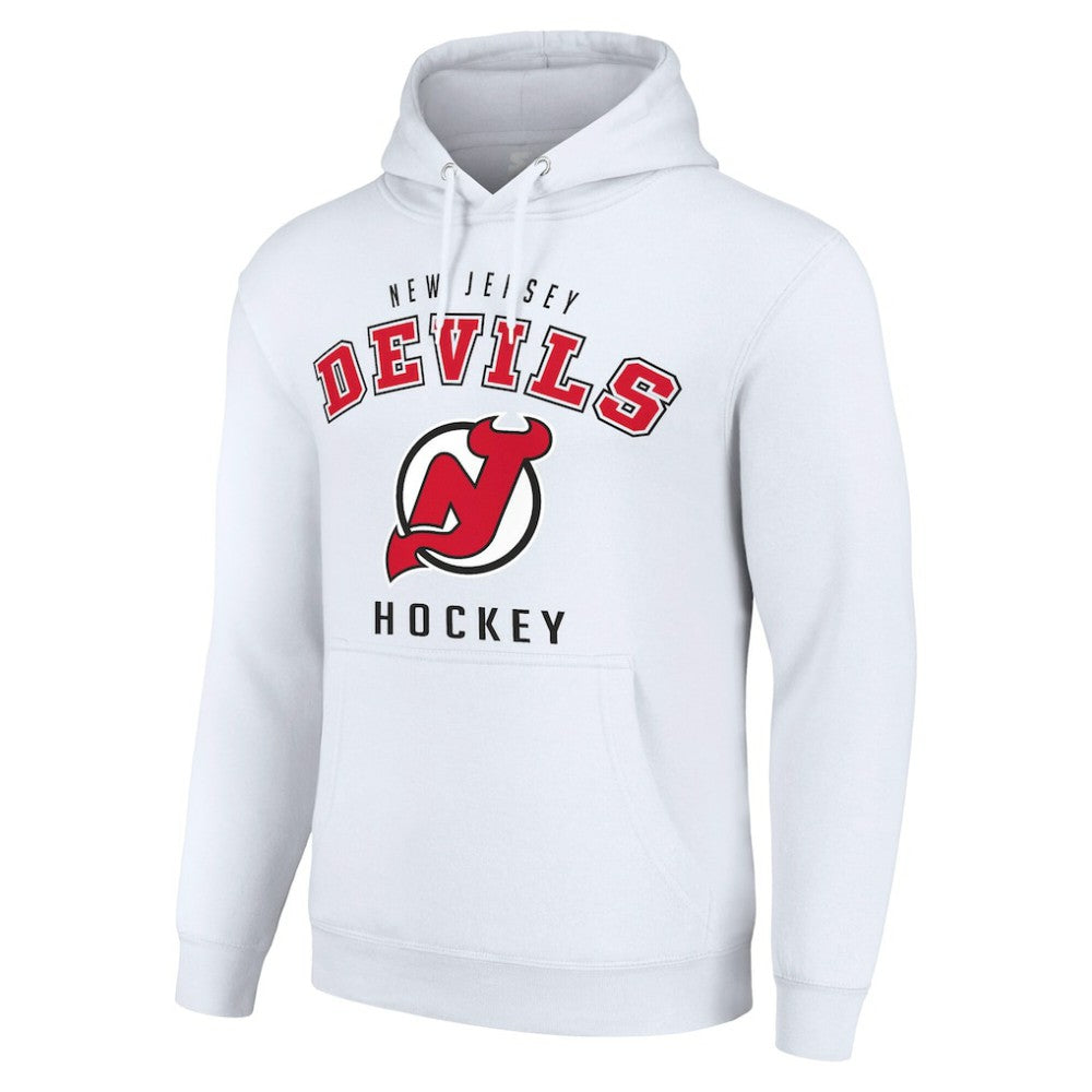New Jersey Devils Starter Logo Pullover Hoodie - White | NHL Lifestyle