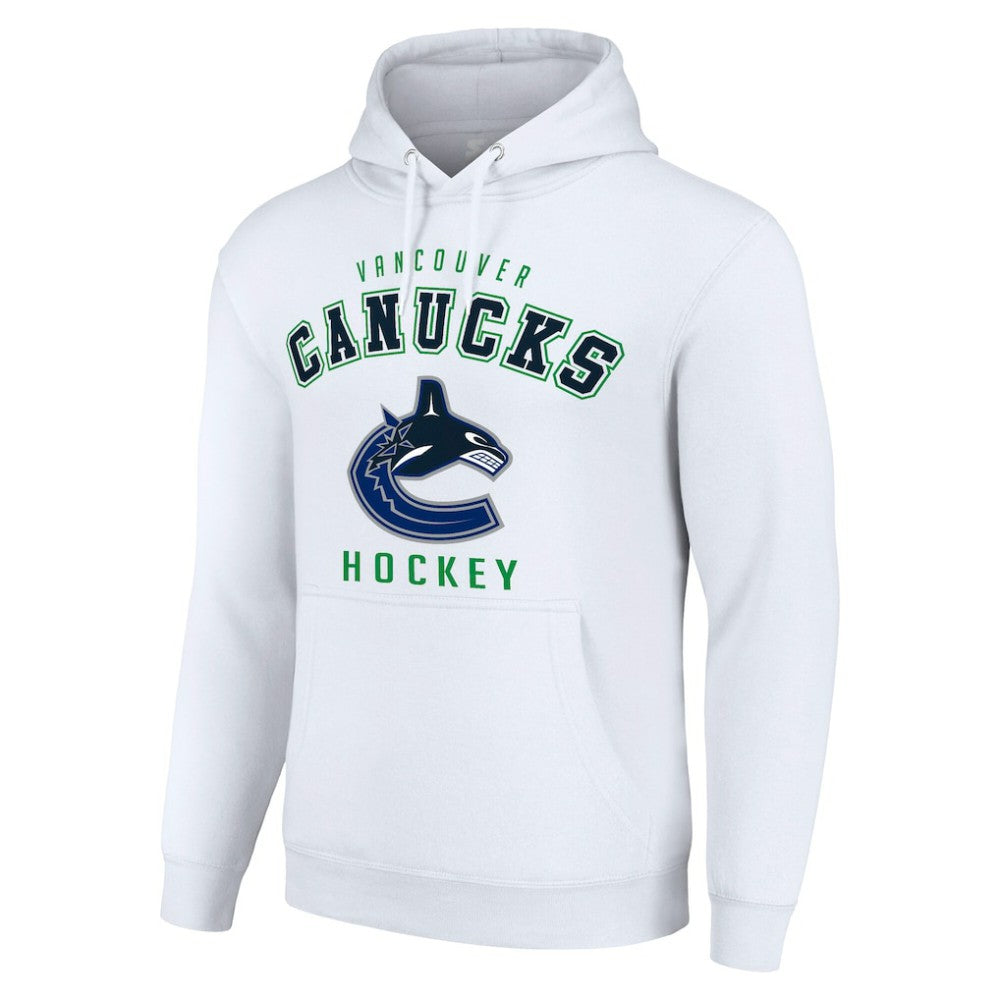 Vancouver Canucks Starter Logo Pullover Hoodie - White | NHL near me