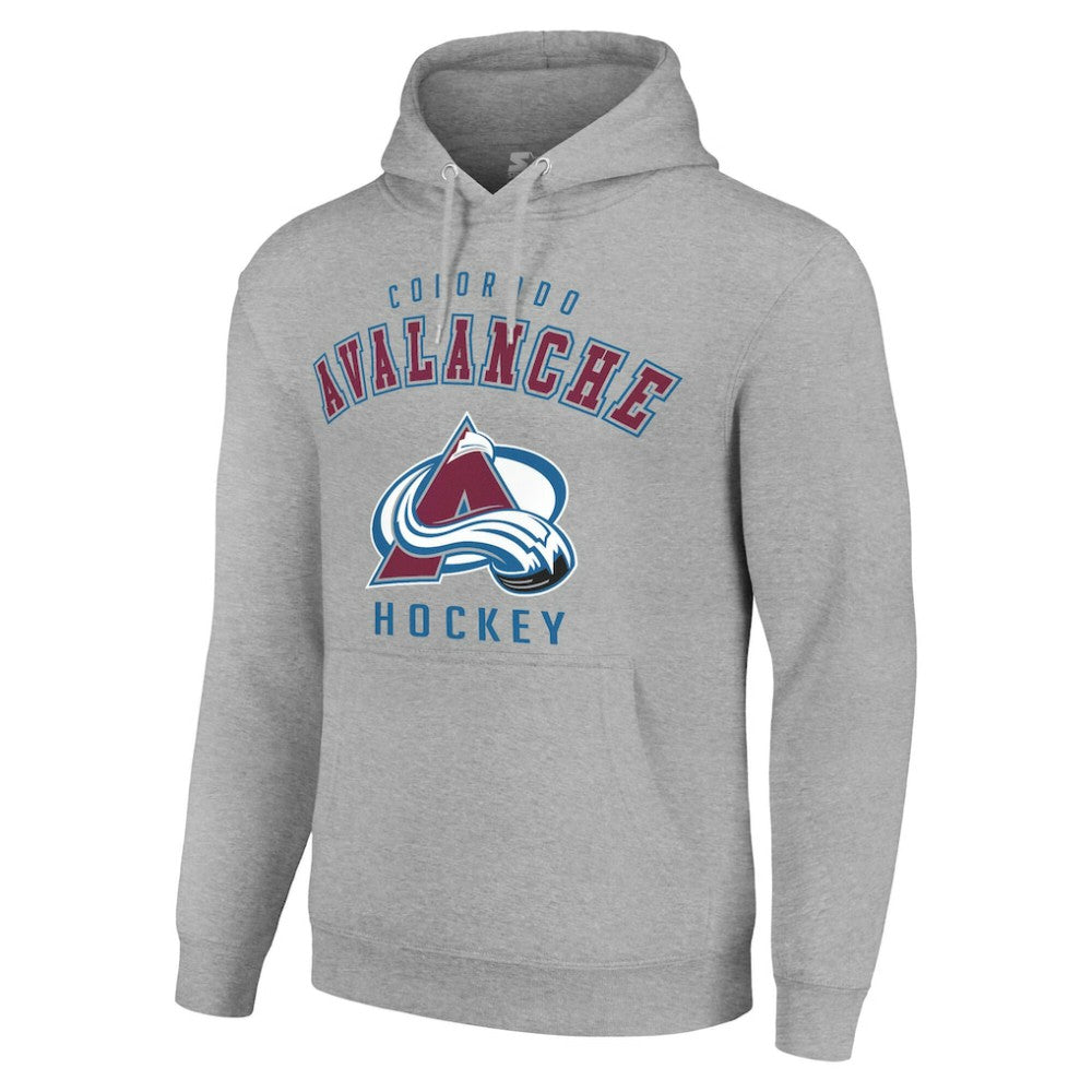 Colorado Avalanche Starter Logo Pullover Hoodie - Heather Gray | NHL online