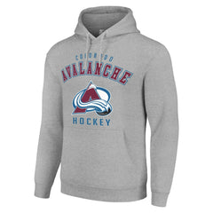 Colorado Avalanche Starter Logo Pullover Hoodie - Heather Gray | NHL online