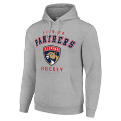 Florida Panthers Starter Logo Pullover Hoodie - Heather Gray | NHL near me