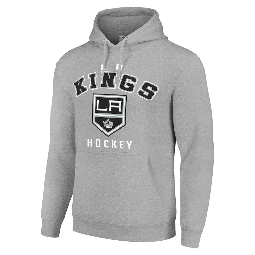 Los Angeles Kings Starter Logo Pullover Hoodie - Heather Gray | NHL online