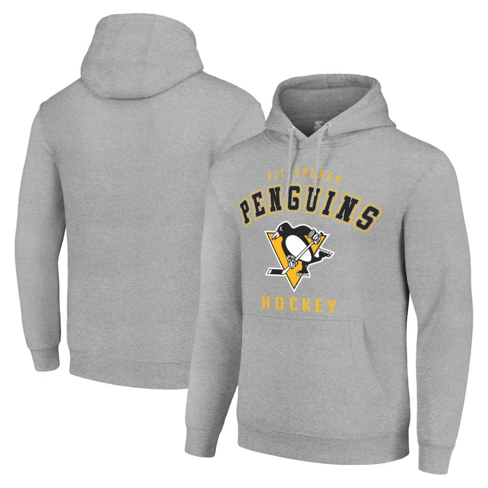 Pittsburgh Penguins Starter Logo Pullover Hoodie - Heather Gray | NHL sale