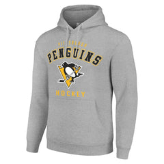 Pittsburgh Penguins Starter Logo Pullover Hoodie - Heather Gray | NHL sale