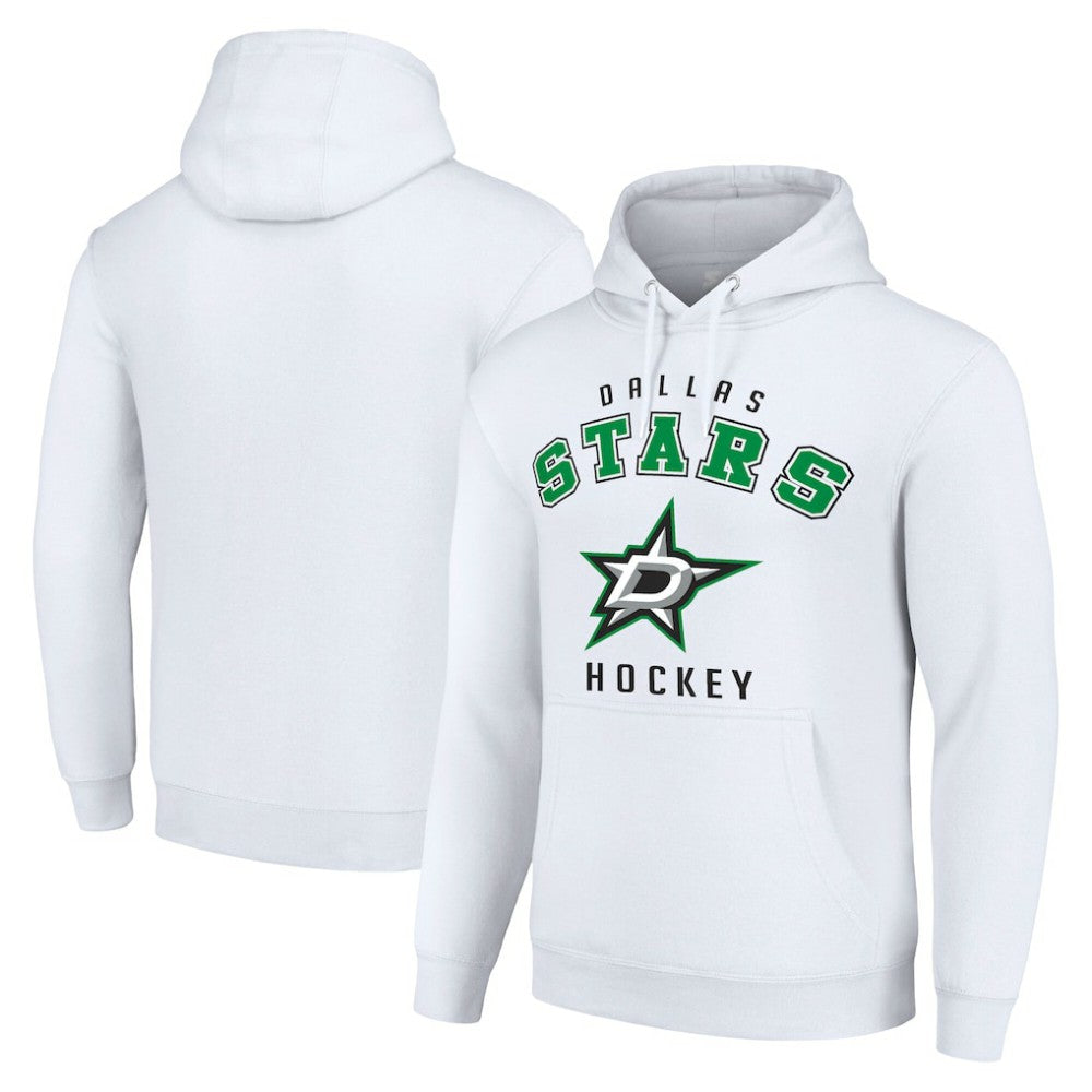 Dallas Stars Starter Logo Pullover Hoodie - White | NHL online