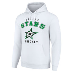 Dallas Stars Starter Logo Pullover Hoodie - White | NHL online