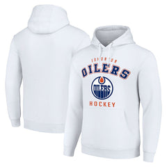 Edmonton Oilers Starter Logo Pullover Hoodie - White | NHL online