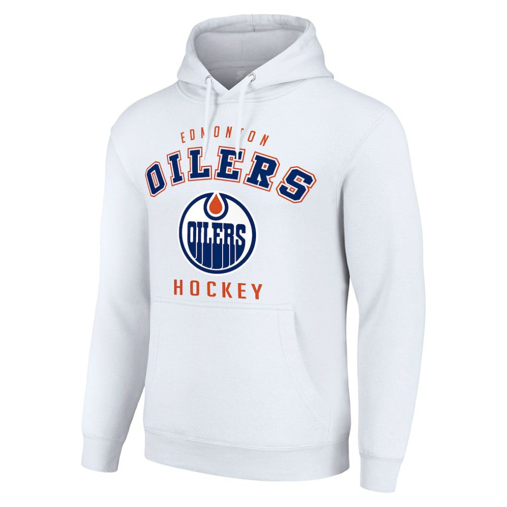 Edmonton Oilers Starter Logo Pullover Hoodie - White | NHL online