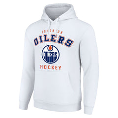 Edmonton Oilers Starter Logo Pullover Hoodie - White | NHL online