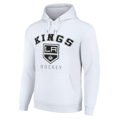 Los Angeles Kings Starter Logo Pullover Hoodie - White | NHL online