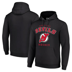 New Jersey Devils Starter Logo Pullover Hoodie - Black | NHL discount