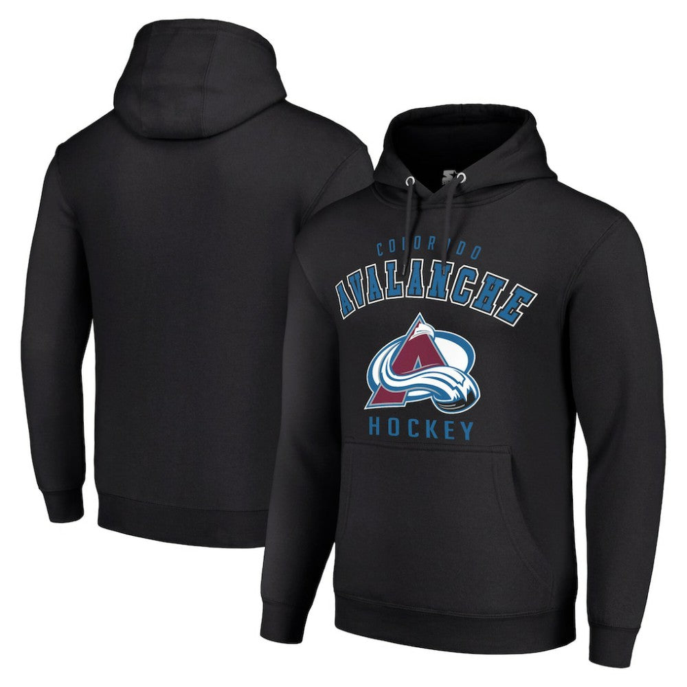 Colorado Avalanche Starter Logo Pullover Hoodie - Black | NHL online