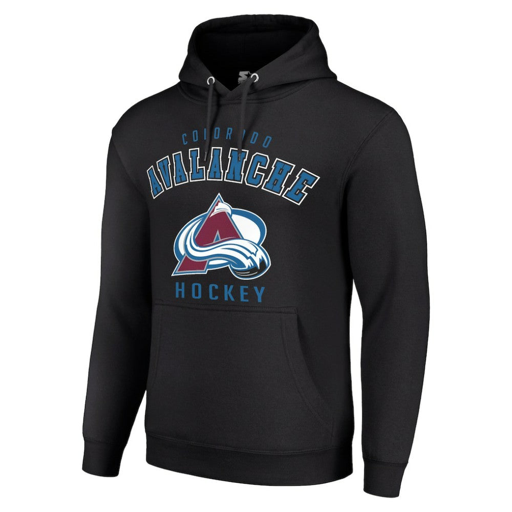 Colorado Avalanche Starter Logo Pullover Hoodie - Black | NHL online