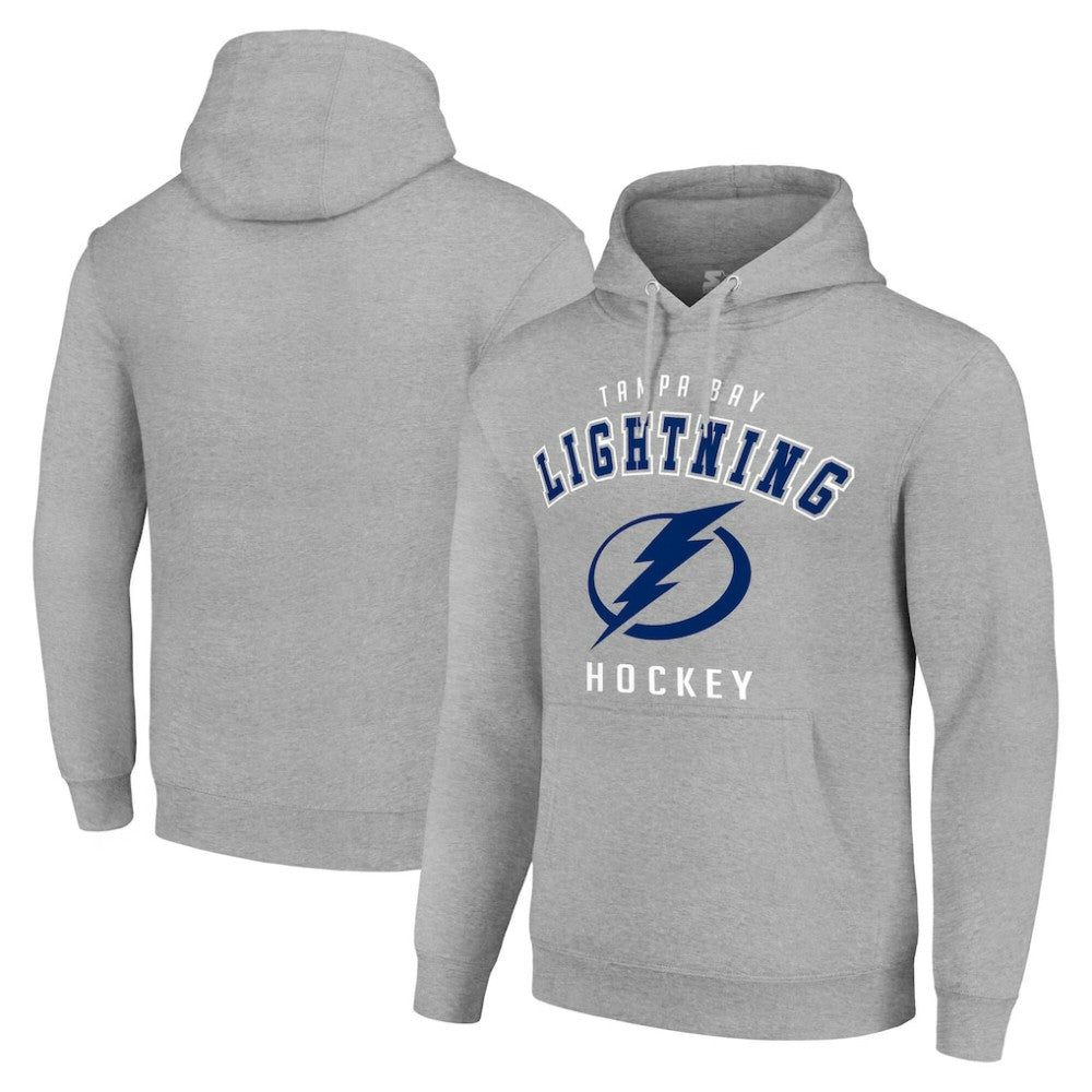 Tampa Bay Lightning Starter Logo Pullover Hoodie - Heather Gray | NHL online