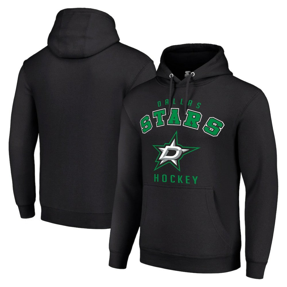 Dallas Stars Starter Logo Pullover Hoodie - Black | NHL on sale